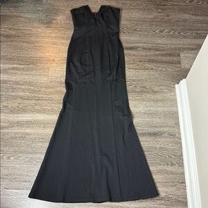 Michael Costello Black Maxi Gown